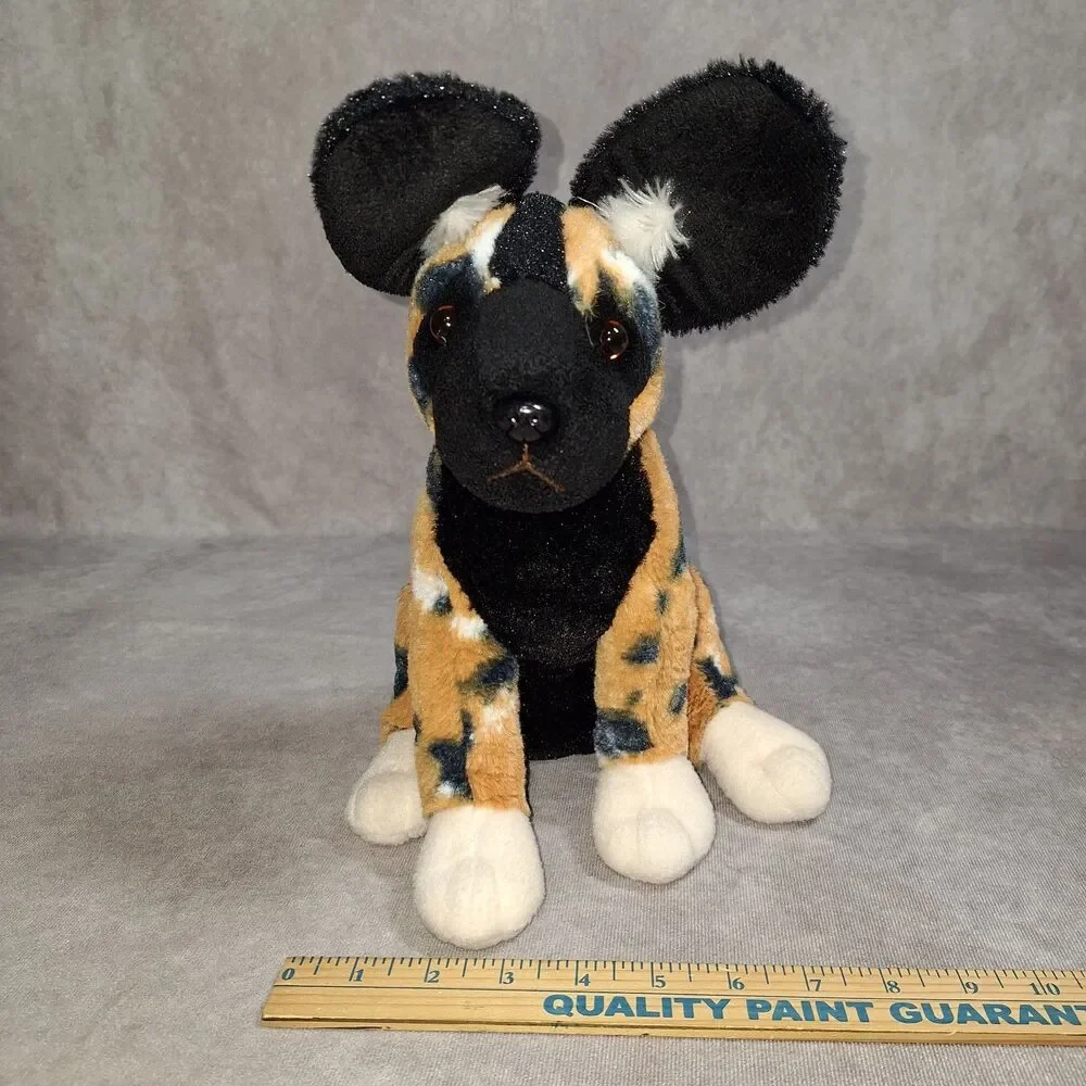 Adventure Planet Hyena Painted Wild African Dog Plush Stuffed Animal Toy
